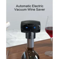 Electric Wine Stopper, Automatic Wine Vacuum Pump & Sealer, Reusable Wine Bottle Stopper Cork Saver Plug