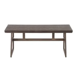 Geo Industrial Bench Antique Espresso Brown - Lumisource -Baxton Studio Shop GUEST 7d5acb97 de2b 4aa5 8153 0716f2eedf6e