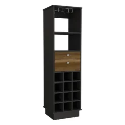 Gulches 12 Bottle Wine Cabinet With Built In Racks, 2 Drawers, 1 Shelf, 24'' Top Decor Not Included 12 Gulches 12 Bottle Wine Cabinet With Built In Racks, 2 Drawers, 1 Shelf, 24'' Top Decor Not Included -Baxton Studio Shop GUEST 7d641088 9199 4098 afc7 93c6beec1cc0 1