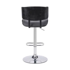 Brooklyn Adjustable Faux Leather Metal Barstool - Armen Living -Baxton Studio Shop GUEST 7e0e3131 6a29 4d9a 9e35 cd8948f80aa3