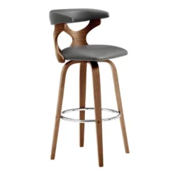 26" Zenia Swivel Counter Height Barstool - Armen Living -Baxton Studio Shop GUEST 7e3d3cf5 3c99 4983 8a40 1e00d39fd9da
