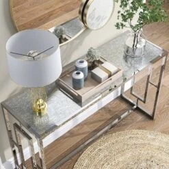 Stagge Glam Rectangle Sofa Table Chrome - HOMES: Inside + Out -Baxton Studio Shop GUEST 7e435205 3131 482b 968e 6faa0332855f