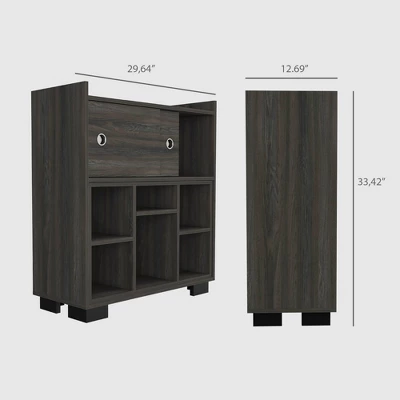 Holbrook Shoe Storage Cabinet Espresso - RST Brands 4 Holbrook Shoe Storage Cabinet Espresso - RST Brands - Image 4
