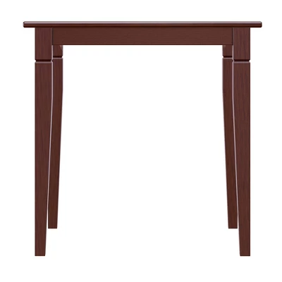 Kingsgate Dining Table Routed With Tapered Leg Walnut - Winsome 4 Kingsgate Dining Table Routed With Tapered Leg Walnut - Winsome - Image 4