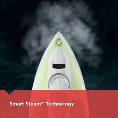 Black & Decker BLACK+DECKER Easy Steam Compact Iron, 2X Smoother Glide, Nonstick Soleplate & Anti-Drip 5 Black & Decker BLACK+DECKER Easy Steam Compact Iron, 2X Smoother Glide, Nonstick Soleplate & Anti-Drip - Image 5