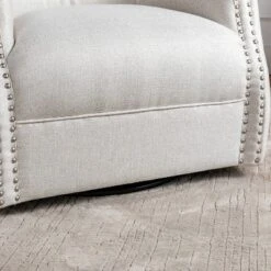 Jorge Curved And Ergonomic Design Barrel Chair With Decorative Nailhead Tirms Swivel Chair | ARTFUL LIVING DESIGN 14 Jorge Curved And Ergonomic Design Barrel Chair With Decorative Nailhead Tirms Swivel Chair | ARTFUL LIVING DESIGN -Baxton Studio Shop GUEST 7f4075ea bcae 4a93 9c77 584b231d936f