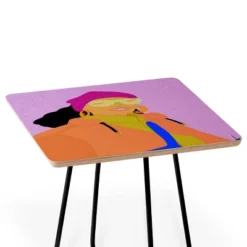 EELISE_NDRI K Thanks Square Side Table - Deny Designs