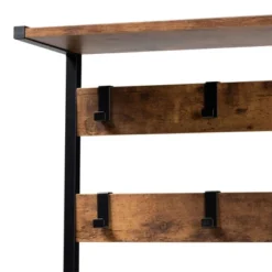 Edan Wood And Metal Freestanding Coat Hanger Walnut Brown/Black - Baxton Studio -Baxton Studio Shop GUEST 7f7bde2a 9a35 4d95 9e3f 5e4b3317fb39