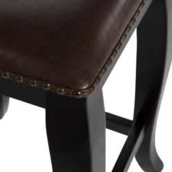 San Francisco Backless Faux Leather Counter Height Barstool Wood Brown - Linon 6 San Francisco Backless Faux Leather Counter Height Barstool Wood Brown - Linon -Baxton Studio Shop GUEST 7fbdad93 b4be 41fb b4cc 2a08d9dd5e94