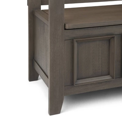48" Halifax Entryway Storage Bench - WyndenHall 2 48" Halifax Entryway Storage Bench - WyndenHall - Image 2