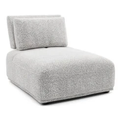 HOMES: Inside + Out 5pc Povoa 159" Modular Curved Sectional Sofa Modern Boucle With Extendable Backrest Light Gray -Baxton Studio Shop GUEST 80046def a320 4bbd b53f 7ccb5acfb4ff