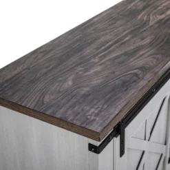 58" TV Stand For TVs Up To 65" Gray - Home Essentials -Baxton Studio Shop GUEST 8019756f 8573 47c7 981b e2e20d06775f