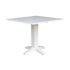 36" Sanders Square Dual Drop Leaf Dining Table - International Concepts -Baxton Studio Shop GUEST 803dec35 d2a7 4ac7 afbf e75e056e474a