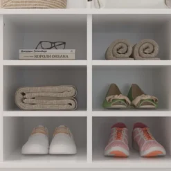 FUFU&GAGA White Hall Tree With Storage - Entryway Organizer With Hooks, Shelves, And Cubbies 20 FUFU&GAGA White Hall Tree With Storage - Entryway Organizer With Hooks, Shelves, And Cubbies -Baxton Studio Shop GUEST 8047f921 1668 46a4 bdd6 10a64dc6521b