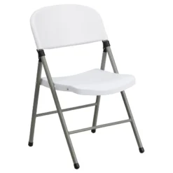 Emma And Oliver 2 Pack Commercial White Plastic Event Party Rental Folding Chair -Baxton Studio Shop GUEST 806d7c5a 1b8b 419a 8bf5 91abe3351d86