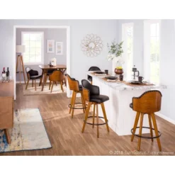 26" Ahoy Mid-Century Modern Counter Height Barstool - LumiSource 20 26" Ahoy Mid-Century Modern Counter Height Barstool - LumiSource -Baxton Studio Shop GUEST 8081d804 acab 4b14 bcdc 7d8eac00b5ef