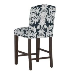 Alex Camel Back Counter Height Barstool In Velvet - Skyline Furniture -Baxton Studio Shop GUEST 80931b9f b581 45e1 8fcc d3848602981d