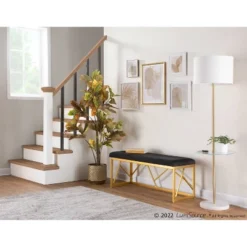 Folia 44" Bench - LumiSource 17 Folia 44" Bench - LumiSource -Baxton Studio Shop GUEST 80b22a3a eb4d 4c75 8455 37a2ea4e3dd8