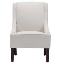 Swoop Arm Accent Chair - WOVENBYRD -Baxton Studio Shop GUEST 81064c13 9e3e 4b5b a2b5 707edb5d891a