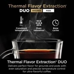 Ninja DualBrew Pro Specialty Coffee System, Single-Serve, Pod, And 12-Cup Drip Coffee Maker - CFP301: Coffee Machine With Frother, 60 Oz Capacity -Baxton Studio Shop GUEST 8114a2c7 140b 4e9a ba9c f3e3ce3ebe95