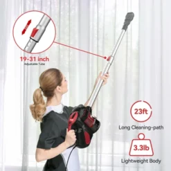 INSE I5 Corded Stick Vacuum Cleaner - 600W Powerful Motor, 18000Pa Suction With High-Efficiency Filters For Pet Hair & Hard Floor Cleaning Red 13 INSE I5 Corded Stick Vacuum Cleaner - 600W Powerful Motor, 18000Pa Suction With High-Efficiency Filters For Pet Hair & Hard Floor Cleaning Red -Baxton Studio Shop GUEST 813198e7 53fa 48b1 bdd9 639b36c6233a