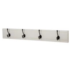 Savannah Coat Hook With Bench Set Ivory - Bolton Furniture