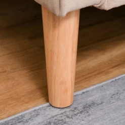 HOMCOM Modern 2-Seater Loveseat Button-Tufted Fabric Couch With Storage Chest, Cushions And Rubberwood Legs For Living Room -Baxton Studio Shop GUEST 81764969 c5cf 45b4 9e06 b68e9cbf8f7e