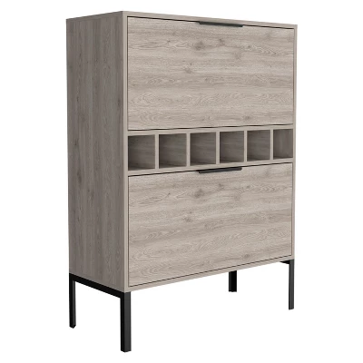 Gulches Wine Cabinet With 6 Cubbies, 2 Door Flexible Cabinets, 4 Legs And 34.3'' Superior Top 11 Gulches Wine Cabinet With 6 Cubbies, 2 Door Flexible Cabinets, 4 Legs And 34.3'' Superior Top - Image 11
