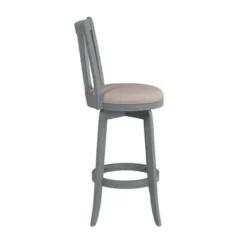 30" Savana Swivel Height Barstool Blue Wirebrush/Cream - Hillsdale Furniture -Baxton Studio Shop GUEST 834994d6 2fb3 4197 9e77 12b28f73bb5a