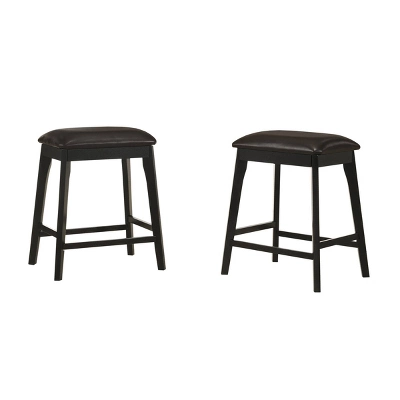 Set Of 2 25" Mirabelle Upholstered Counter Height Barstools - Carolina Chair & Table 3 Set Of 2 25" Mirabelle Upholstered Counter Height Barstools - Carolina Chair & Table - Image 3