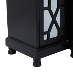 Glam Mirror And Wood Storage Cabinet Black - Olivia & May 24 Glam Mirror And Wood Storage Cabinet Black - Olivia & May -Baxton Studio Shop GUEST 839dbab3 8dd6 4a6d b907 8768d4d5eb7b