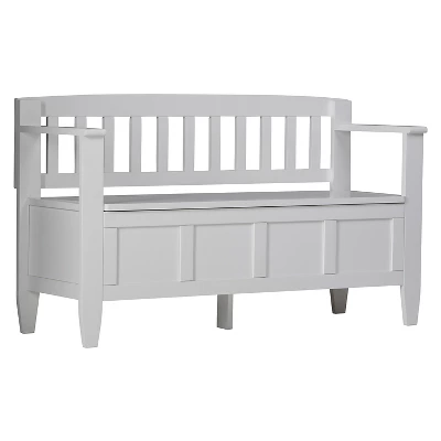 48" Riverside Solid Wood Entryway Storage Bench - Wyndenhall 10 48" Riverside Solid Wood Entryway Storage Bench - Wyndenhall - Image 10