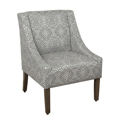 Modern Swoop Accent Armchair - HomePop 2 Modern Swoop Accent Armchair - HomePop - Image 2