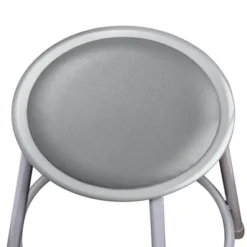 2pk 24" Adjustable Heavy Duty Vinyl Padded Steel Barstool With Backrest Gray - Hampden Furnishings 10 2pk 24" Adjustable Heavy Duty Vinyl Padded Steel Barstool With Backrest Gray - Hampden Furnishings -Baxton Studio Shop GUEST 841a1f65 4029 4a02 9cbd 4aed0cbefe55