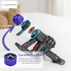 Nispira True HEPA Vacuum Filters Replacement Kit For Dyson V6 V6 Absolute Total Clean Cordless Stick Vacuum, Compare To Part #966741-01, 4 Packs -Baxton Studio Shop GUEST 84754c9b b3df 437e 98f2 842c1a7fbebd 1