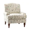 Dani Comfy Livingroom Armchair With Solid Wood Legs | KARAT HOME