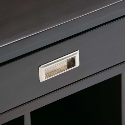 48" Lancaster Solid Wood Entryway Storage Bench With Drawers And Cubbies Espresso Brown - WyndenHall 3 48" Lancaster Solid Wood Entryway Storage Bench With Drawers And Cubbies Espresso Brown - WyndenHall - Image 3