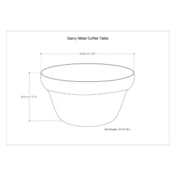 33" Beaton Metal Coffee Table Rustic Bronze - WyndenHall: Iron, No Assembly, Powder-Coated -Baxton Studio Shop GUEST 84d9871b 41c9 447f 868e 724325fde99b