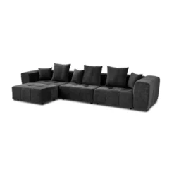 WJShome 144" Sectional Couches For Living Room, L Shaped Couch Modular Sectional Sofa, 3 Seater With Ottoman For Apartment -Baxton Studio Shop GUEST 852d7e99 03b3 4383 b051 514a6749ba85