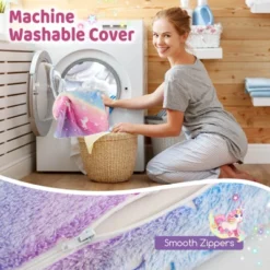 Infans Kids Folding Sofa Bed Floor Mattress With Throw Pillow & Machine Washable Cover -Baxton Studio Shop GUEST 85e28d0a b908 48f7 9261 671aaea93e1f