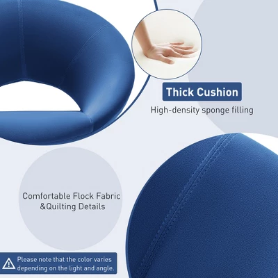 Costway Mid Century Modern Swivel Accent Chair Fabric Armchair Velvet Living Room PinkBlueGreenGrey 7 Costway Mid Century Modern Swivel Accent Chair Fabric Armchair Velvet Living Room PinkBlueGreenGrey - Image 7