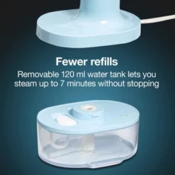 Proctor Silex Compact 2 In 1 Steamer/Iron: Handheld Garment Steamer For Clothes, 1200W, 7 Min Steam, 120ml Tank, Blue -Baxton Studio Shop GUEST 86793089 2d60 4a6f 9b61 a3e9de192e3e