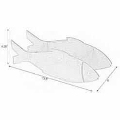 Vintiquewise Wooden Fish Shaped Vintage Decorative Single Bottle Wine Holder -Baxton Studio Shop GUEST 867fbffc 7fda 4909 ab15 fe6ce7f5cd1b