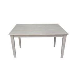 Solid Wood 30"X 48" Dining Table Weathered Gray - International Concepts -Baxton Studio Shop GUEST 868119c7 53df 40e8 9fae f0827d6b970a