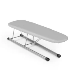 Dritz Collapsible Sleeve Ironing Board: Steel, Gray, 24.5" Length, 6" Width, Tabletop, Household Use