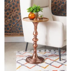Sonrisa Side Table Copper - Powell Company -Baxton Studio Shop GUEST 87618fb4 7412 4dba 934d 199107fc4e03