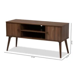 Alard 2 Door Wood TV Stand For TVs Up To 50" Walnut - Baxton Studio -Baxton Studio Shop GUEST 87636444 f2e1 4695 ab7d 58c6e1dc154c
