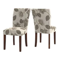 Set Of 2 Reeves Print Parsons Dining Side Chairs Damask - Inspire Q -Baxton Studio Shop GUEST 877bc18f ec96 4bba 9190 a44a220d9dbd