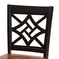 2pc Nicolette Two-Toned Wood Counter Height Barstools Brown/Walnut - Baxton Studio -Baxton Studio Shop GUEST 87d789d7 cdc2 4861 a1f3 70110b995bd3