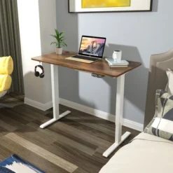 Costway Universal Tabletop For Standard & Standing Desk Frame Walnut -Baxton Studio Shop GUEST 882a9a6c a2aa 4a0d ba23 1fb800f7077a